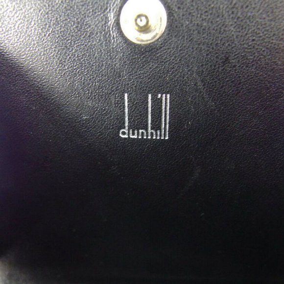 dunhill coin logo leather Auth used T10050 - Picture 7 of 7